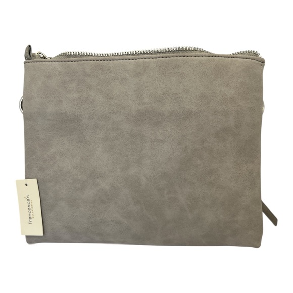 Franchesca Women's Gray Crossbody Bag - Picture 3 of 5